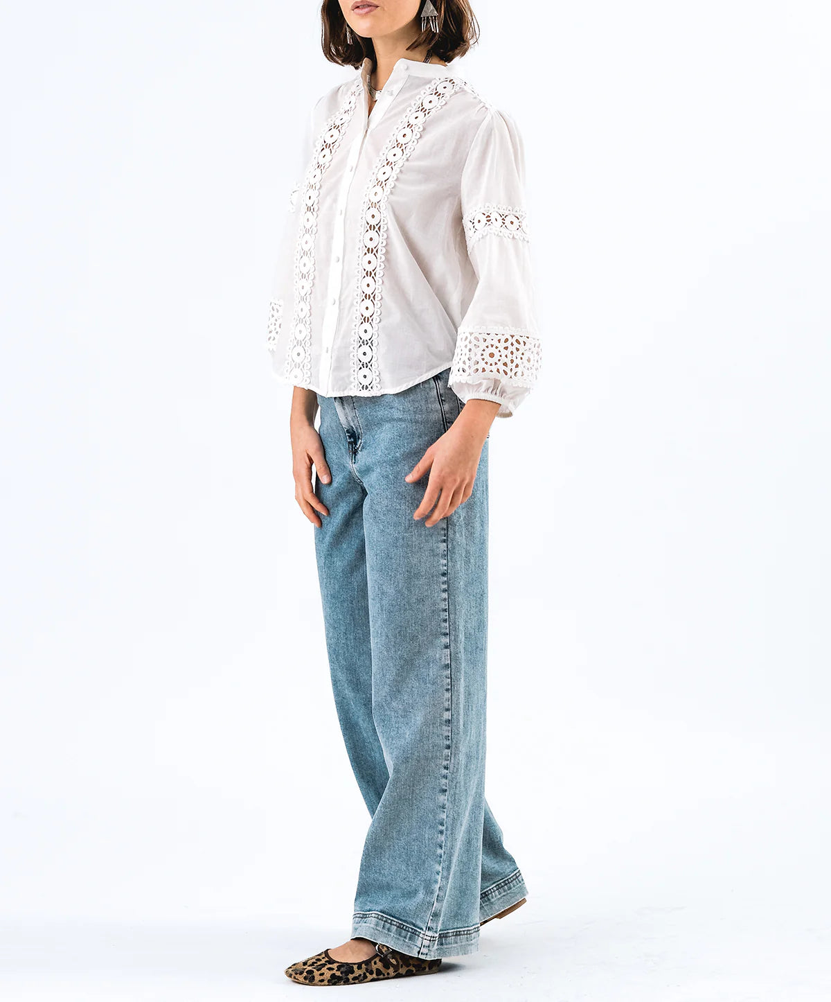 June Embroidered Cotton Shirt