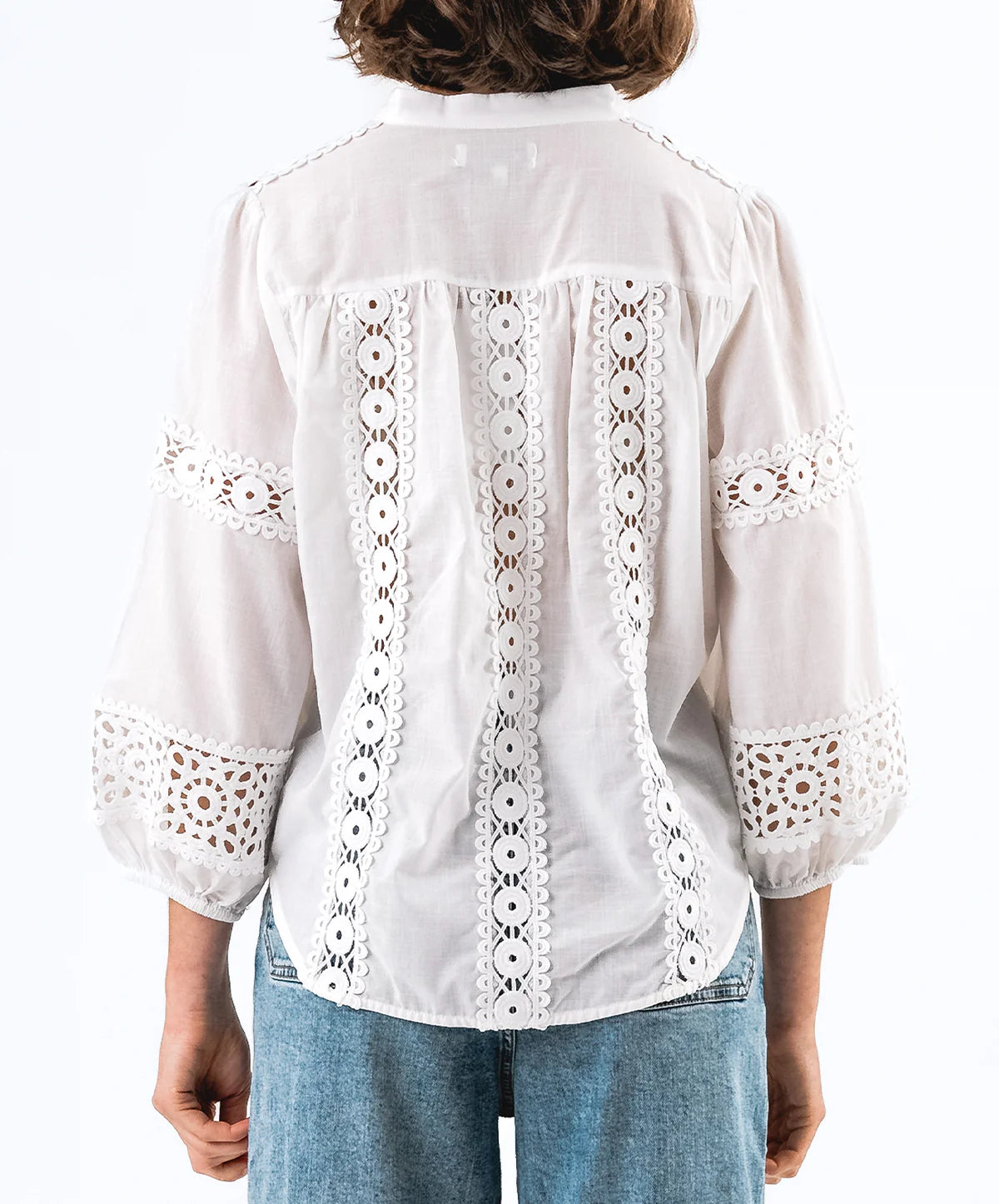 June Embroidered Cotton Shirt