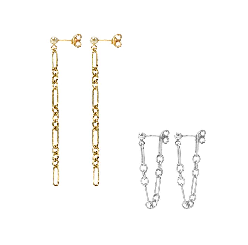 Annabelle Chain earring - gold