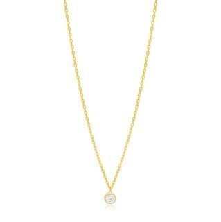 Fleur Solitaire Necklace