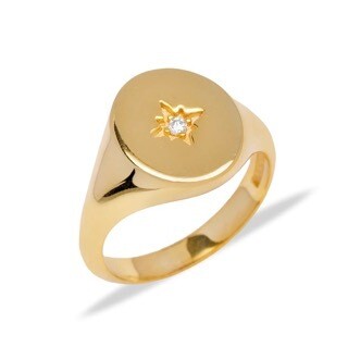 Star Signet Ring