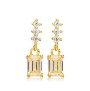 Tiffiny Earrings - Light Citrine