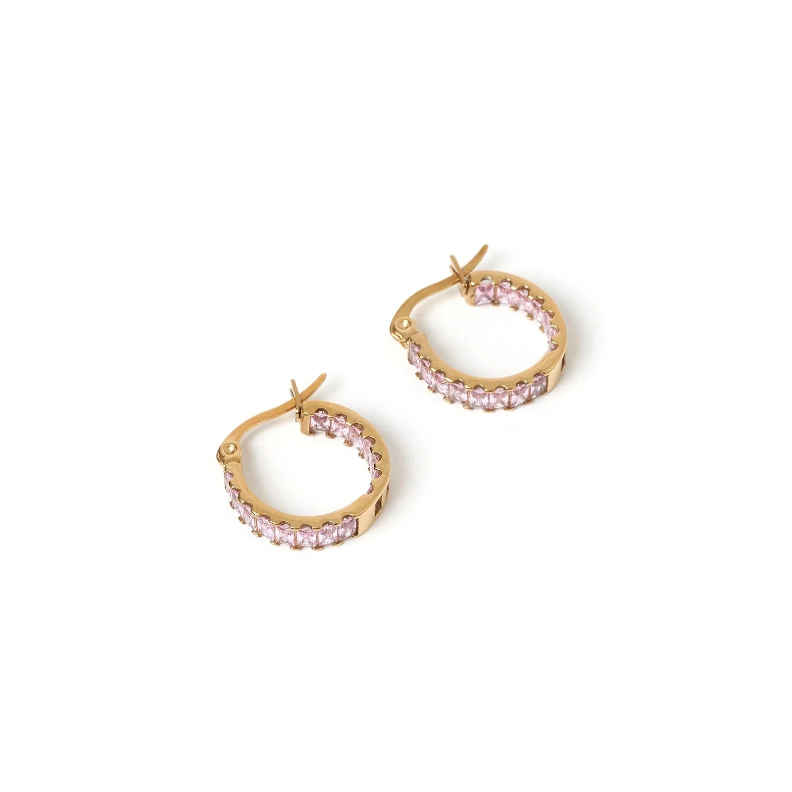 Magenta Rose Earring