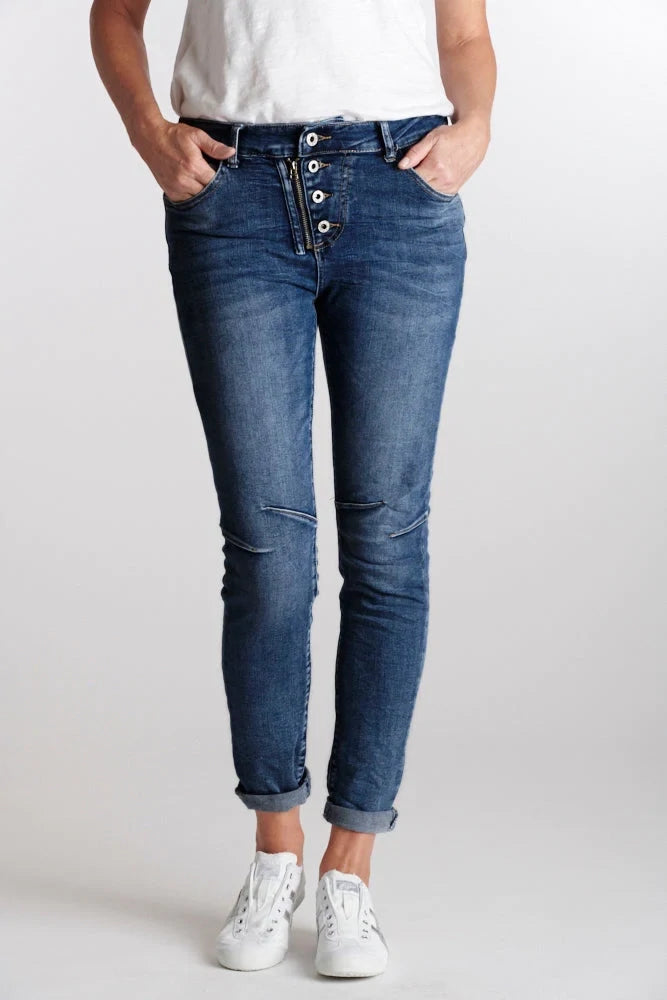 Denim Button Jean