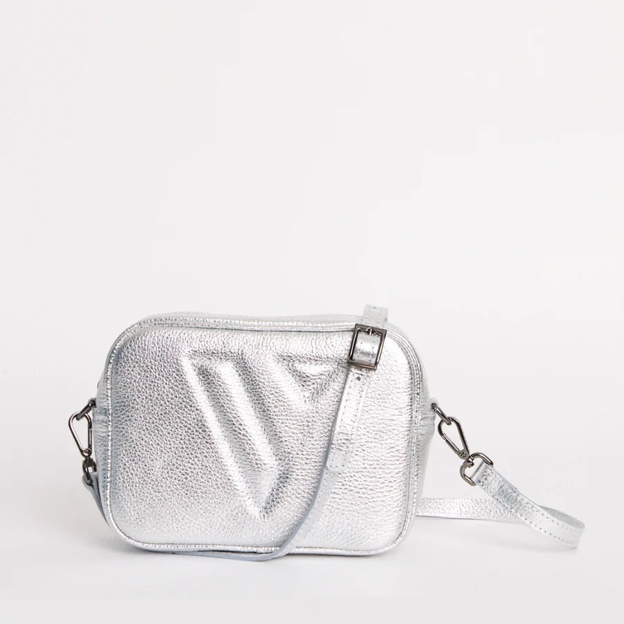 Vanessa SILVER Crossbody Camera Bag