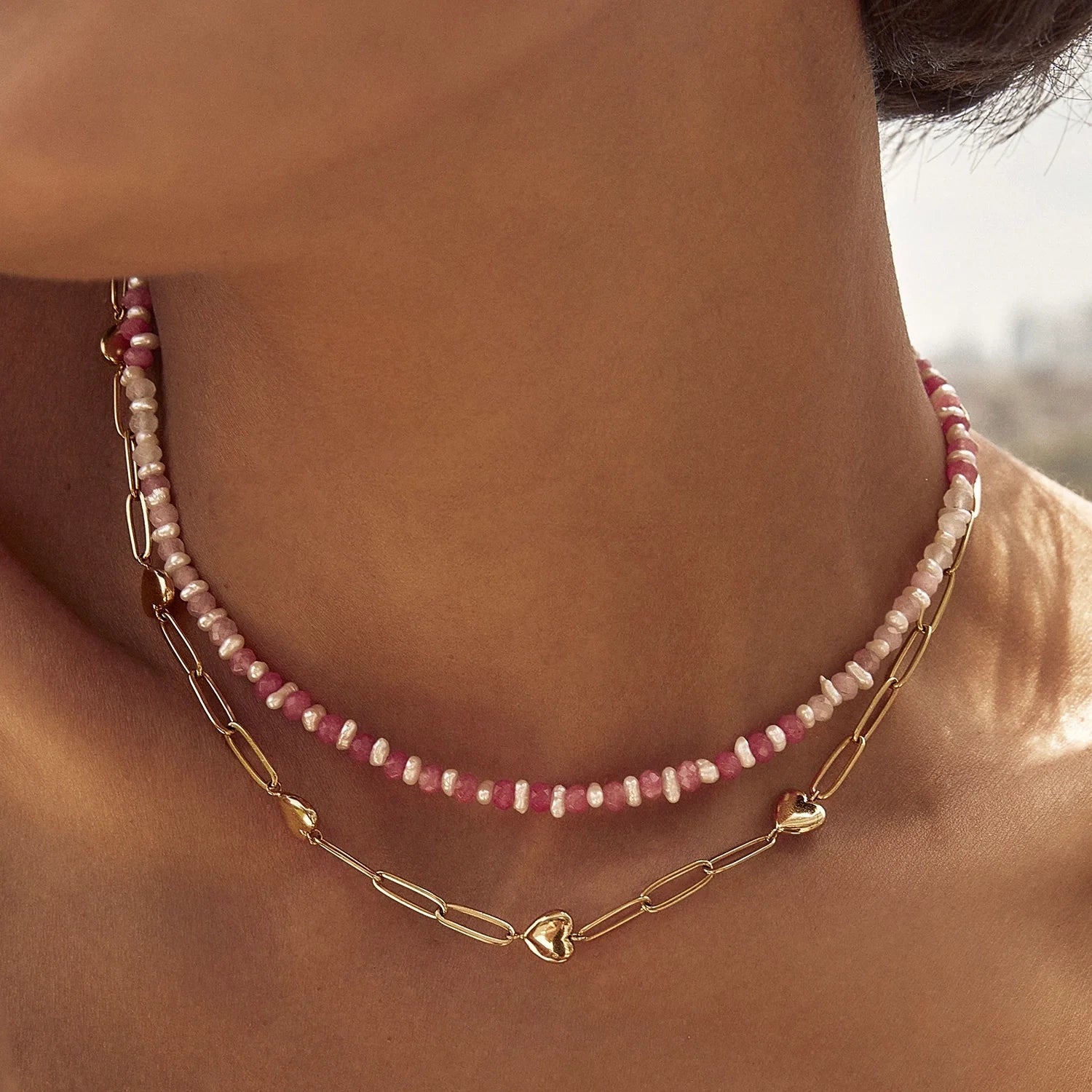 Lev Heart Necklace