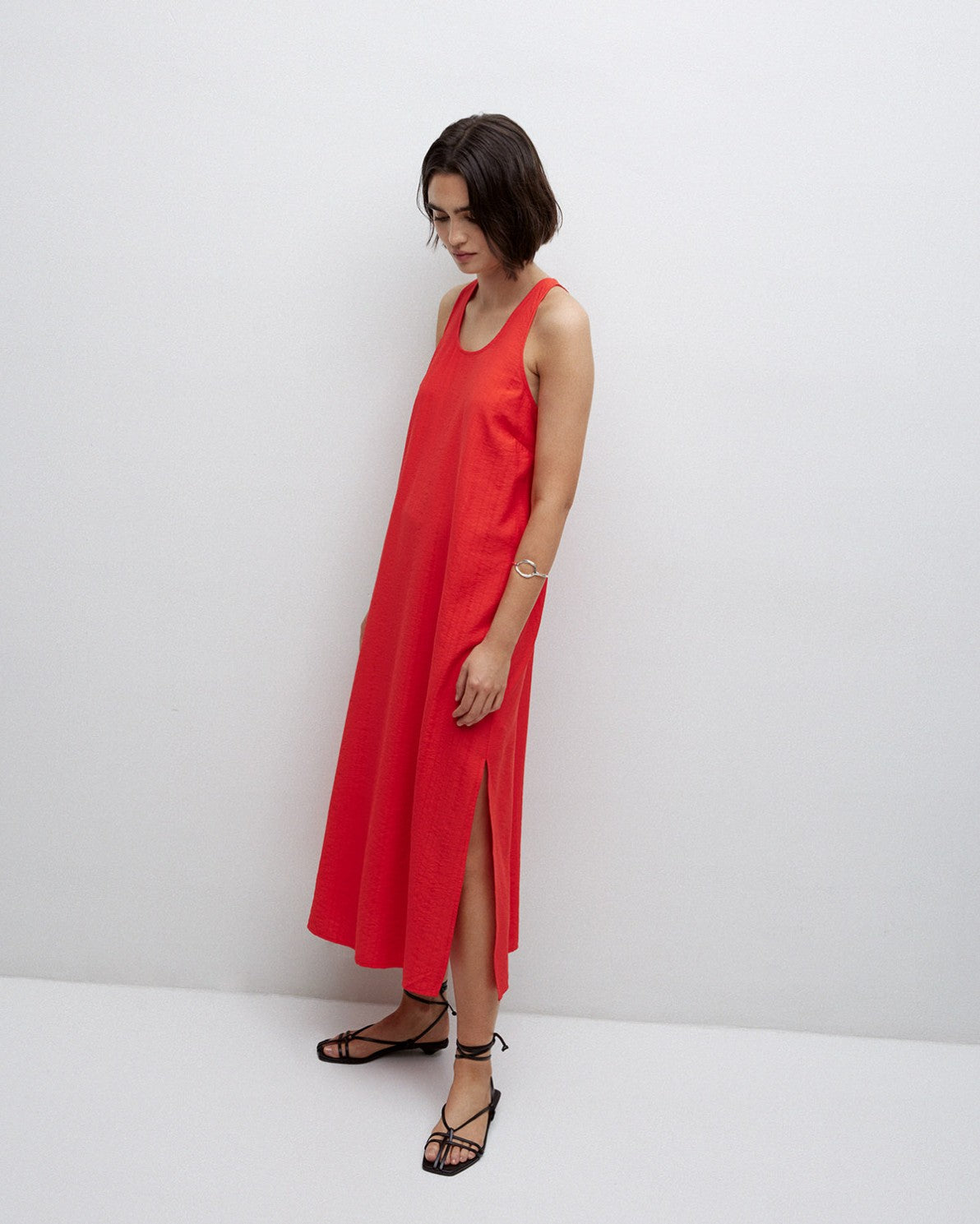 Coral Sleevesless Dress 42890