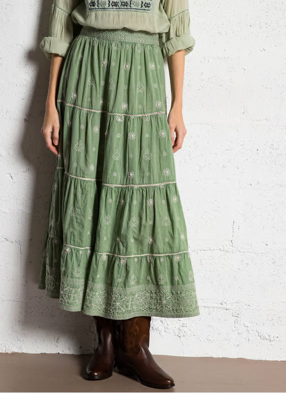 Charlotte Skirt - Moss