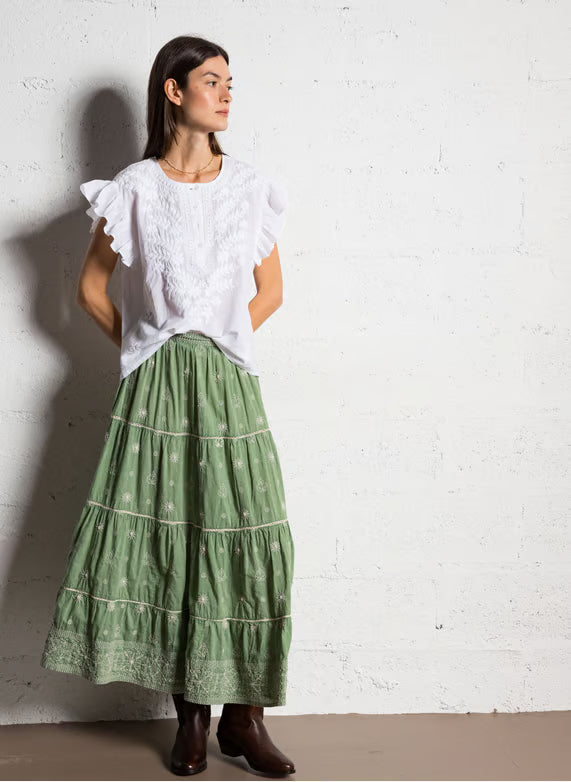 Charlotte Skirt - Moss