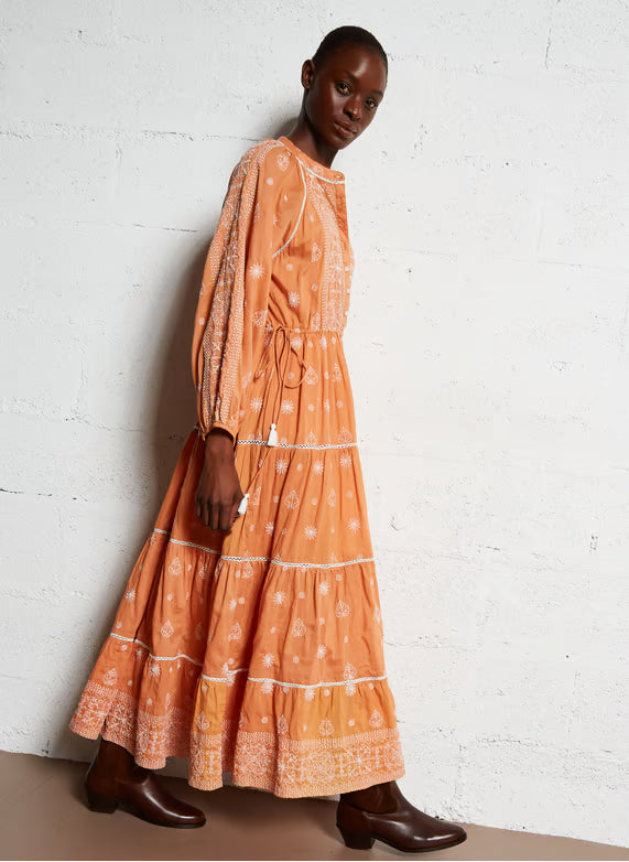 Caroline Dress - Pumpkin