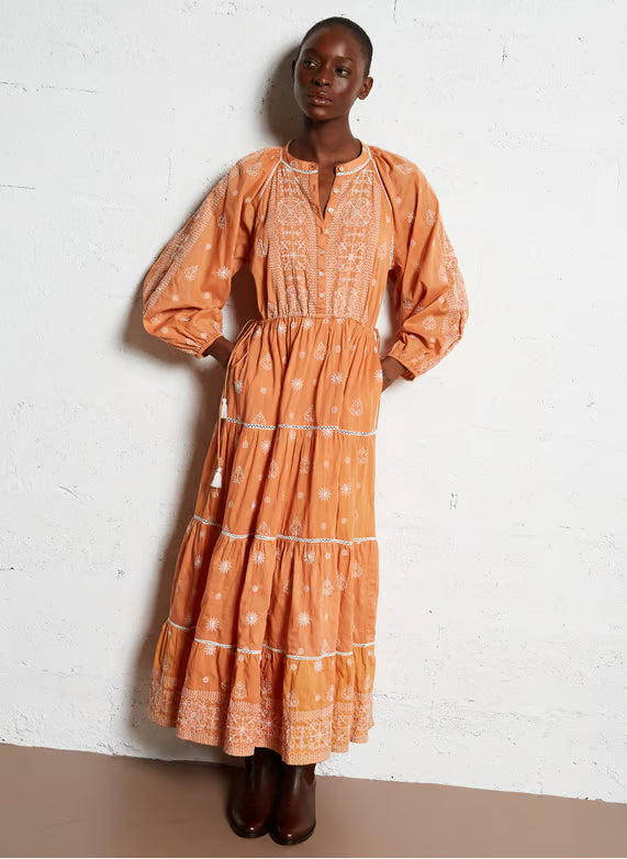 Caroline Dress - Pumpkin