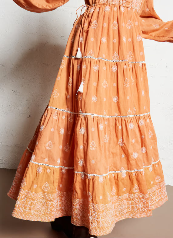 Caroline Dress - Pumpkin