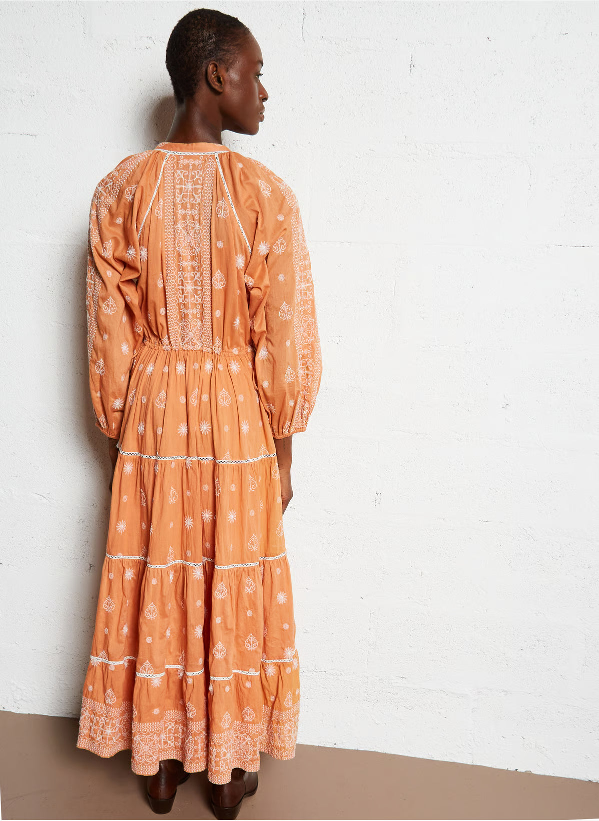Caroline Dress - Pumpkin