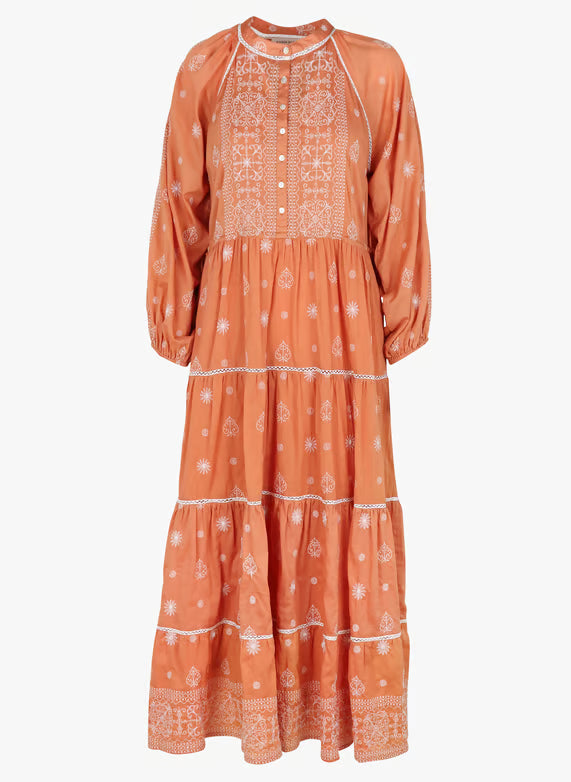 Caroline Dress - Pumpkin