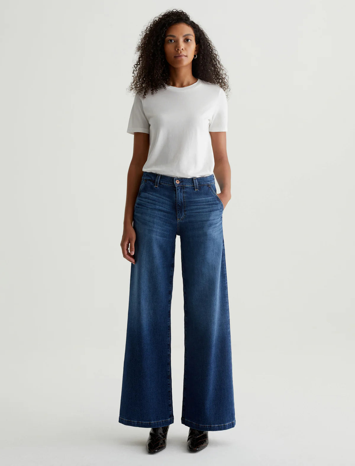 Stella Jeans - Long Slung Palazzo / Plume