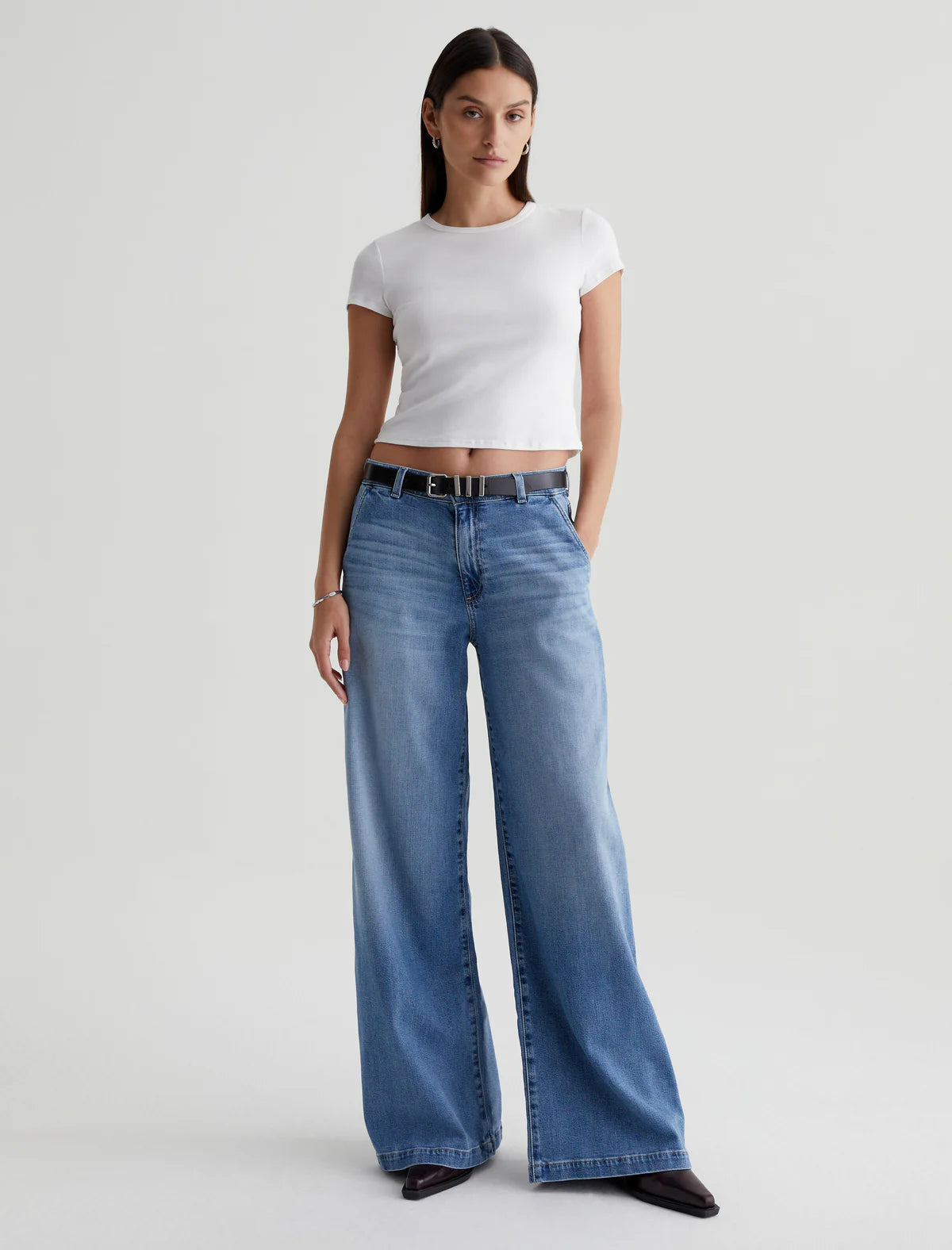Stella Jeans - Long Slung Palazzo / Dune
