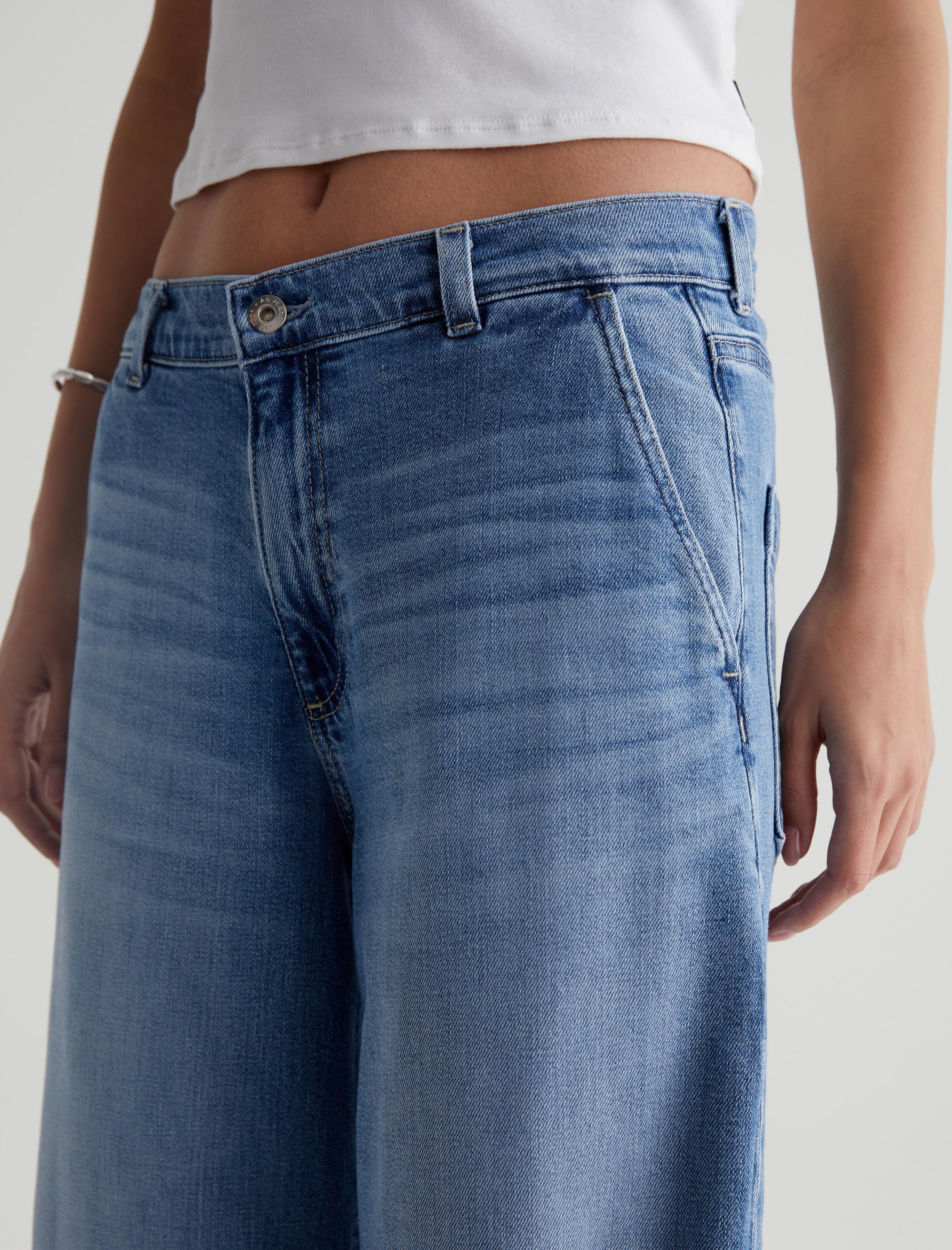 Stella Jeans - Long Slung Palazzo / Dune