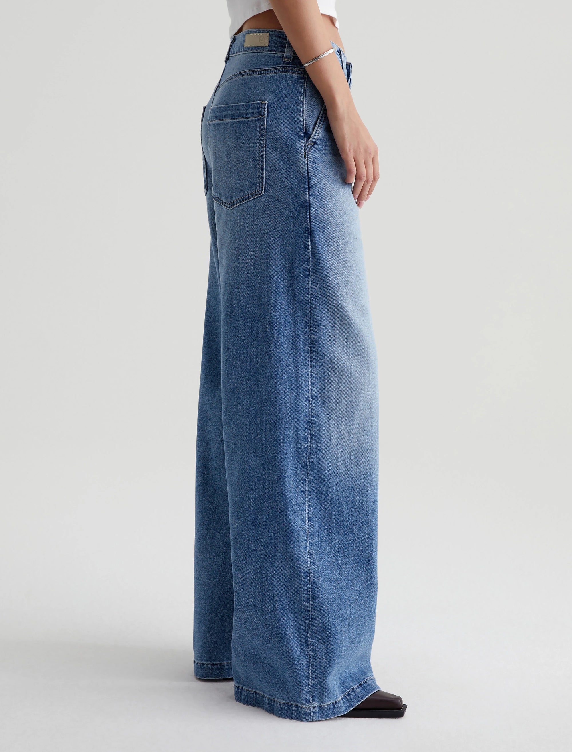 Stella Jeans - Long Slung Palazzo / Dune