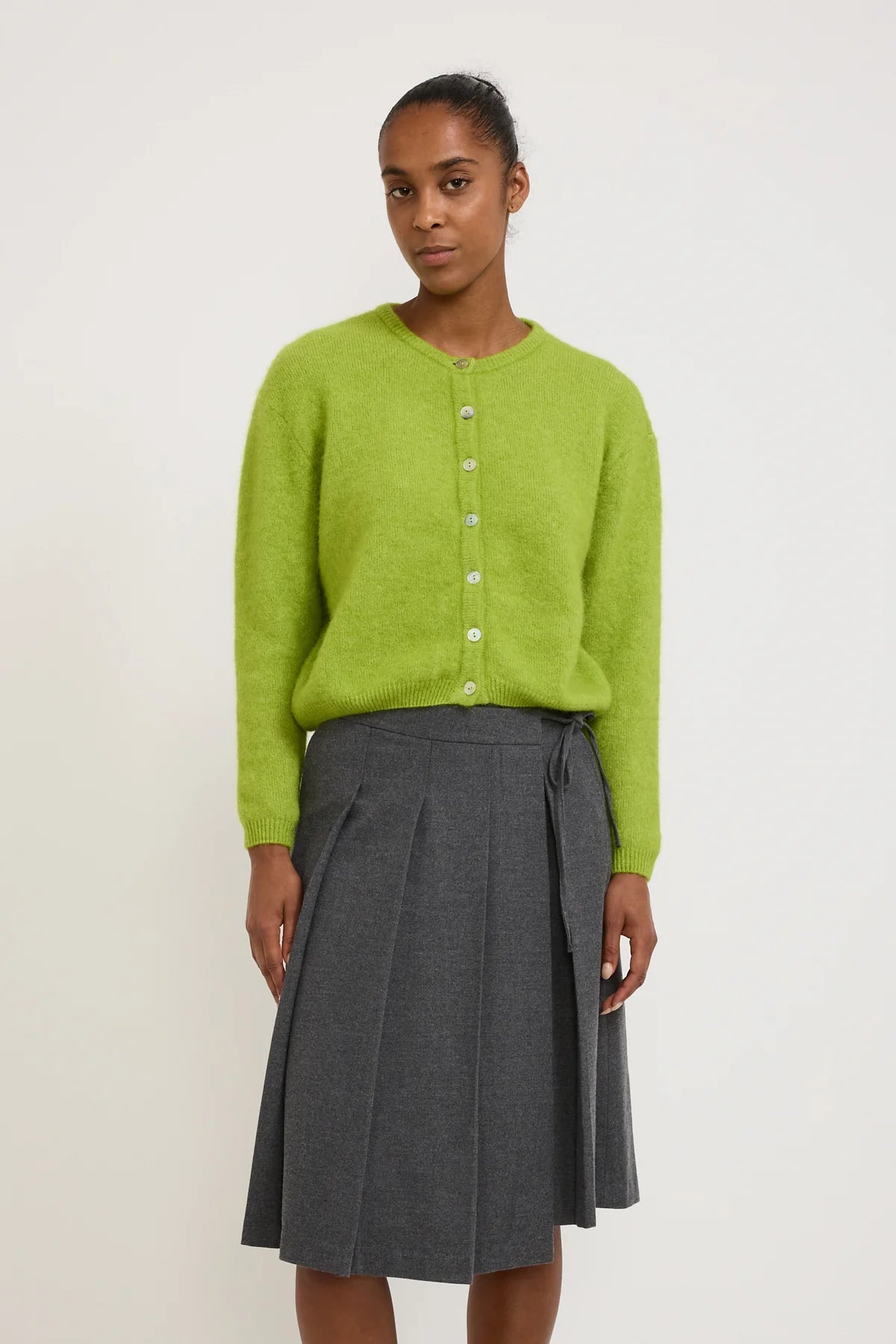 Vitow Cardigan - Mousse Green