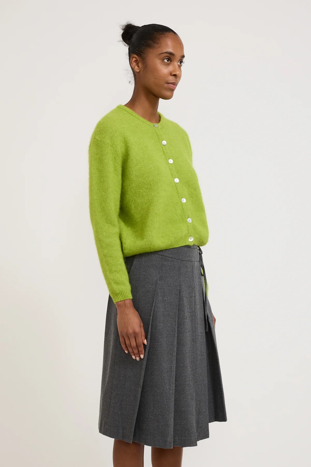 Vitow Cardigan - Mousse Green