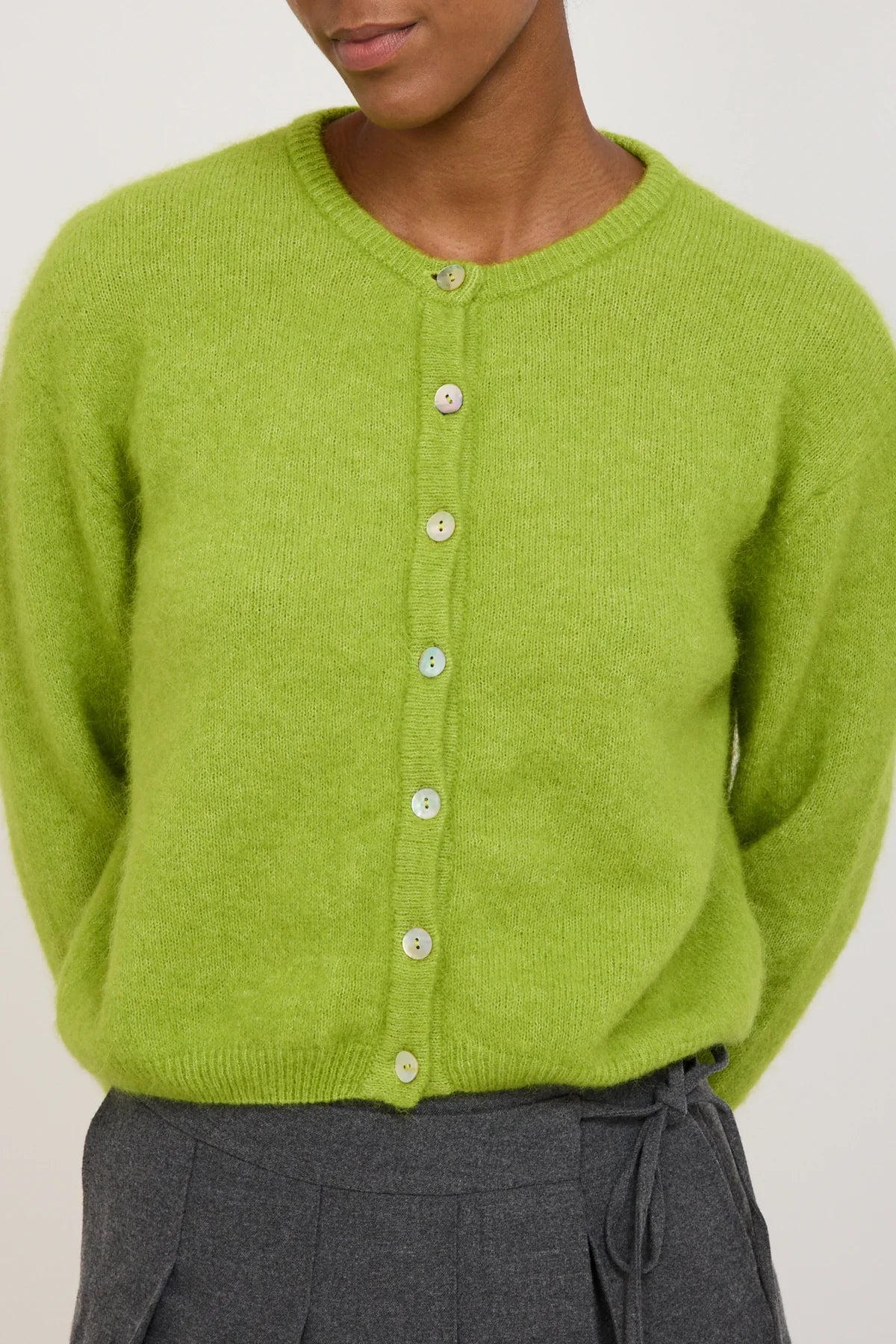 Vitow Cardigan - Mousse Green