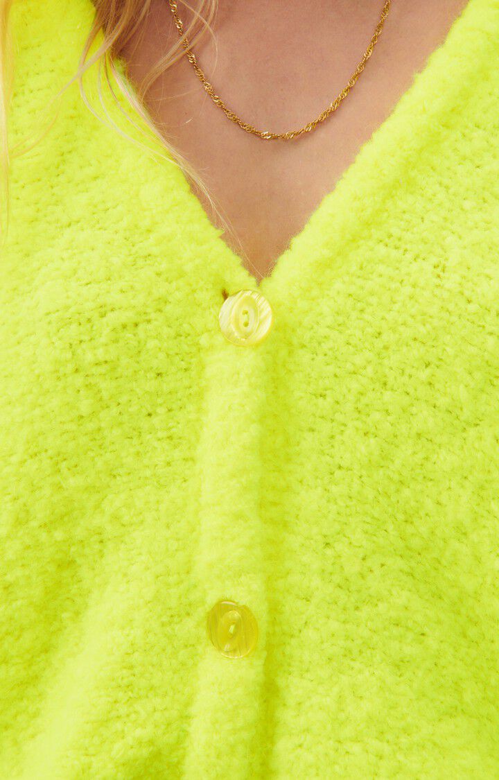 Women&#39;s Cardigan Zolly - Flurorescent Yellow