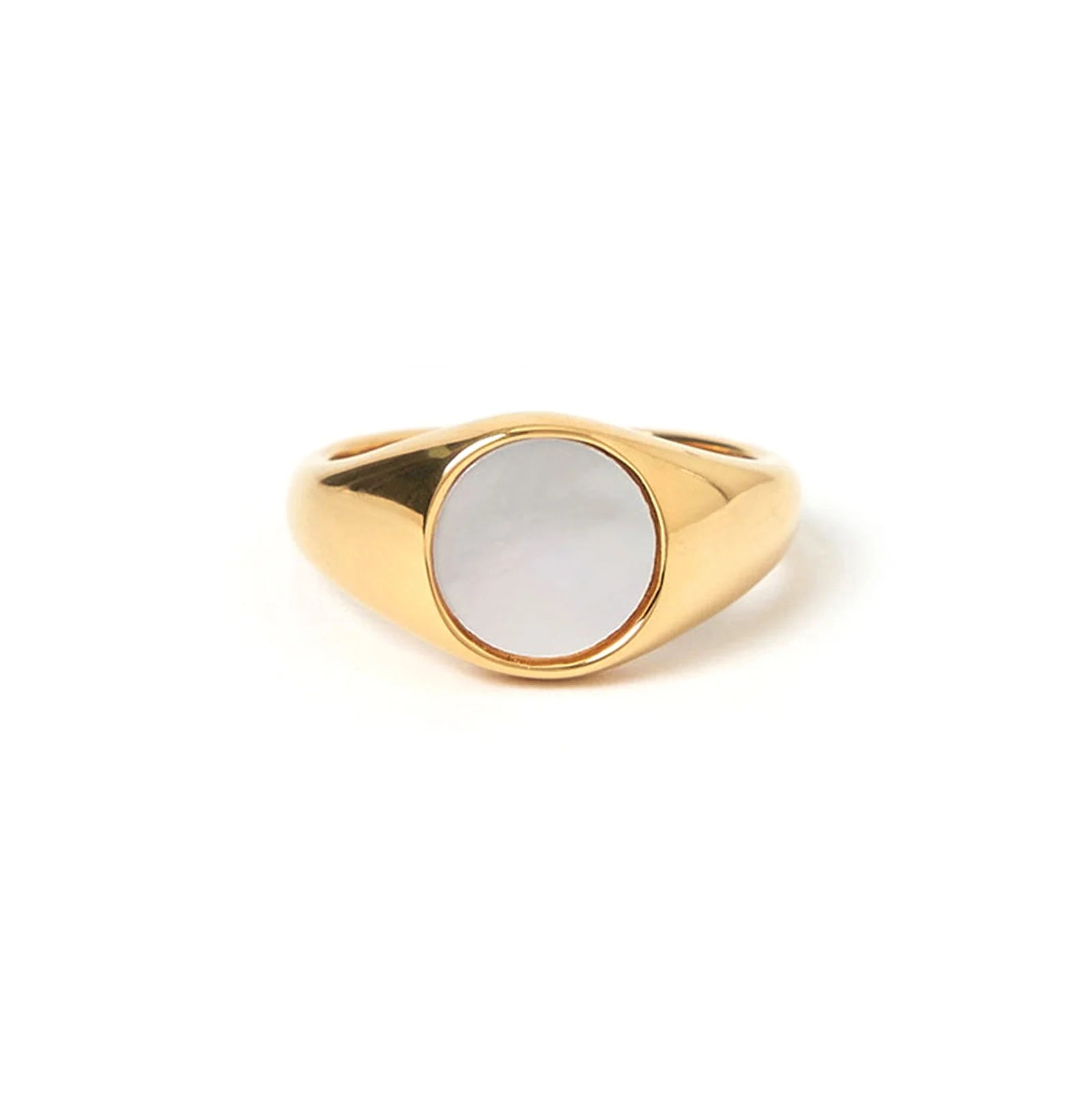Amira Gold & Pearl Ring