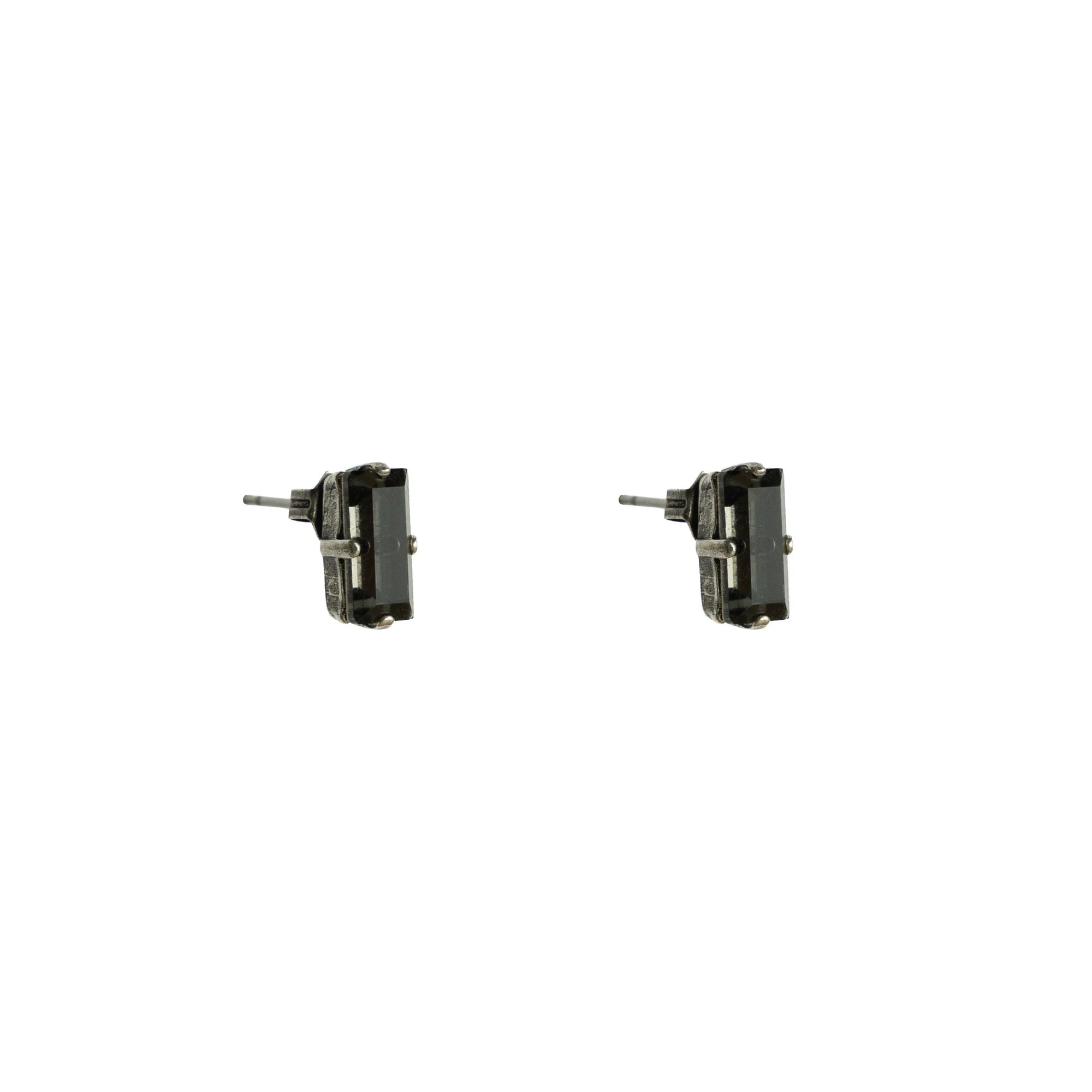 Aria Studs - Charcoal