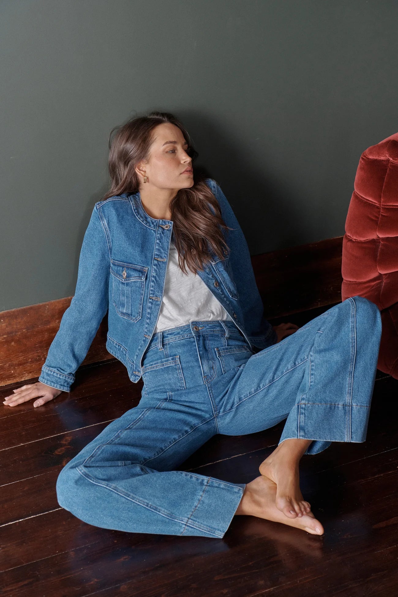Audrey Jacket - 90's Blue