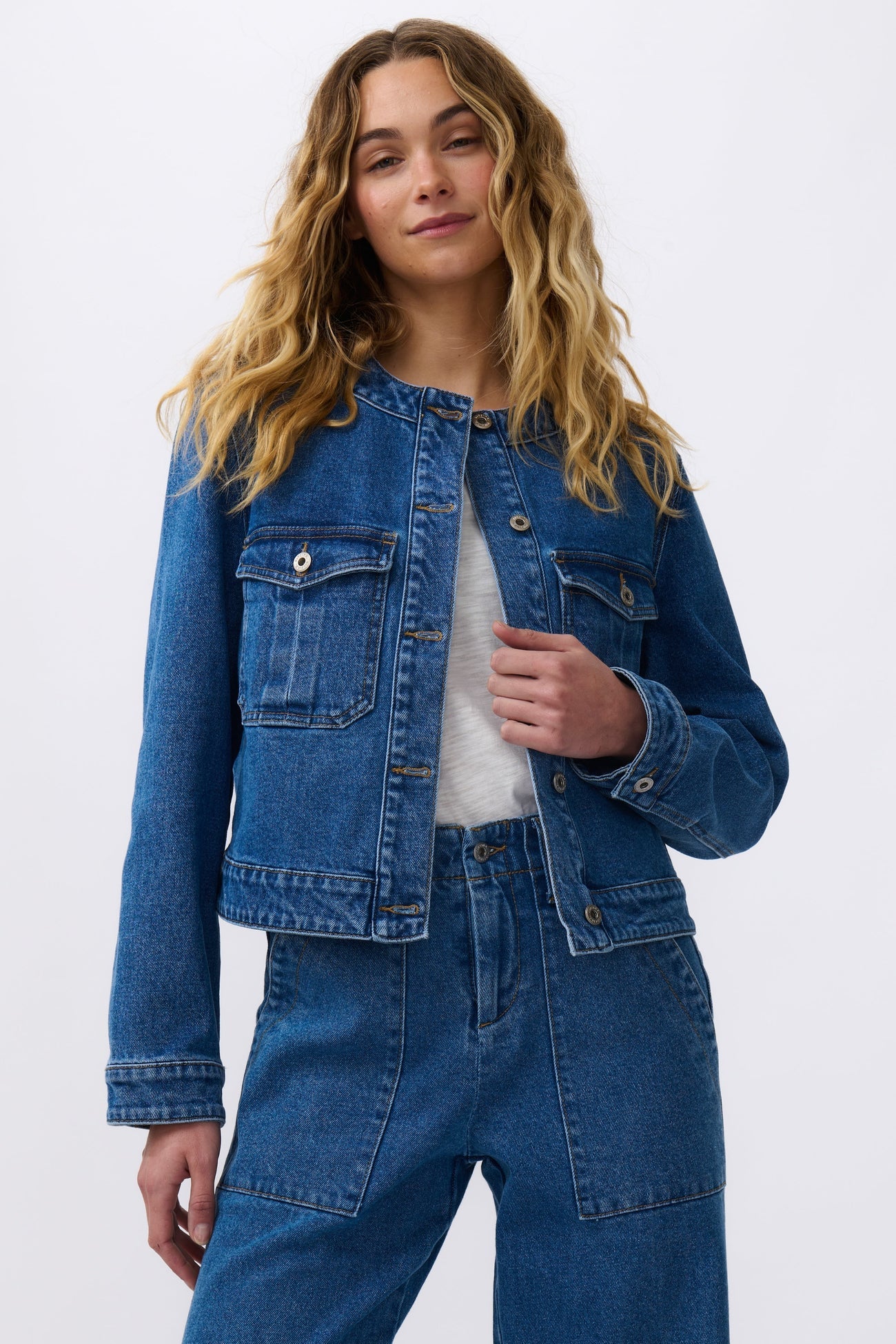 Audrey Jacket - 90's Blue
