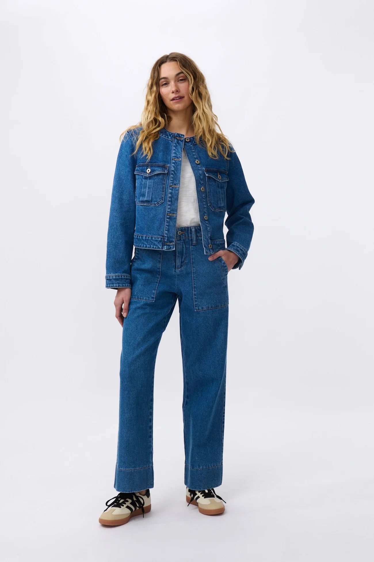 Audrey Jacket - 90's Blue