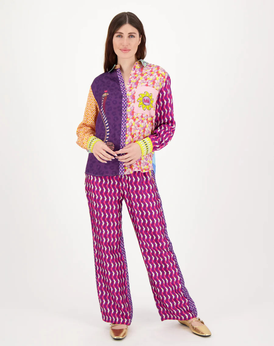 Isabel Love Twisted Printed Shirt