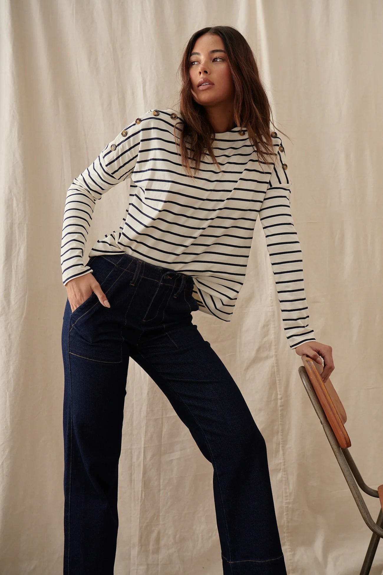 Celeste Pant -Indigo