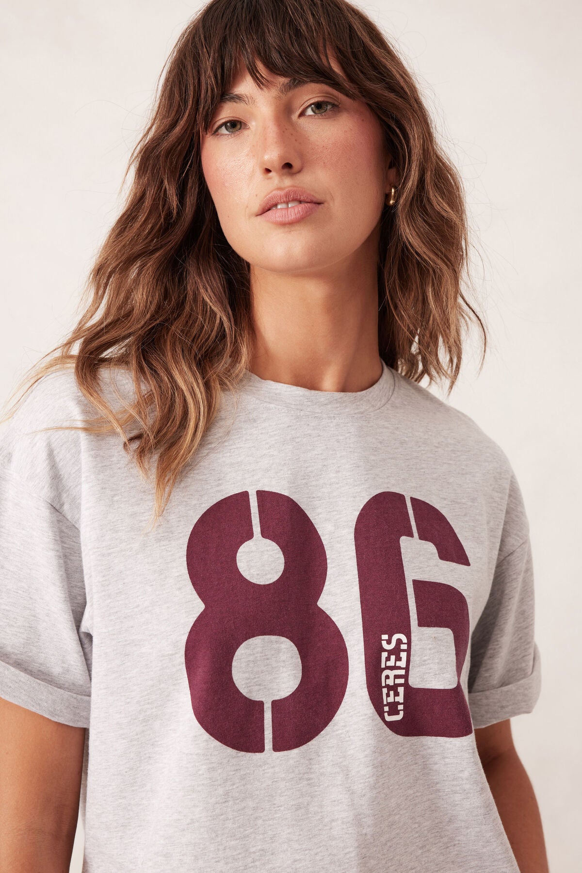 Boyfriend Tee - Cloud Marle