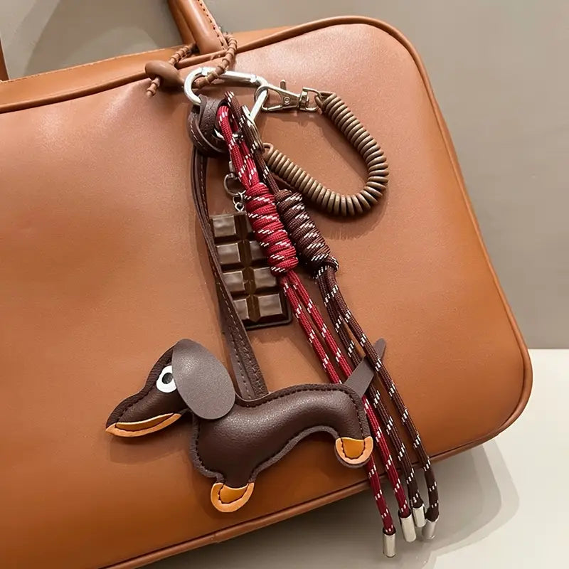 Chocolate Dog Bag Charm