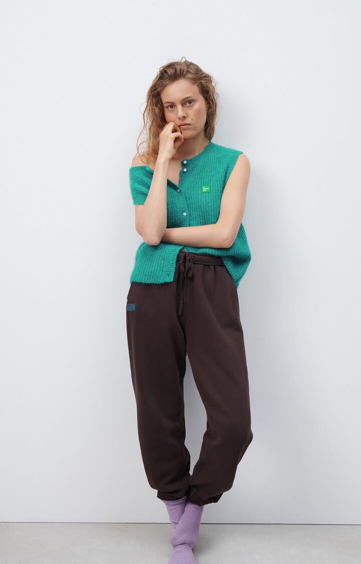 East Knit Vest - Duck Blue Melange