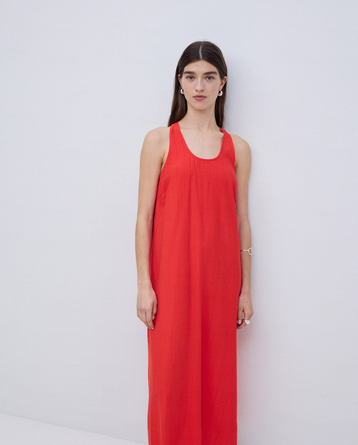 Coral Sleevesless Dress 42890