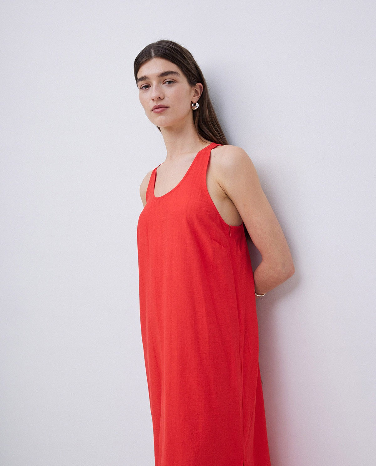 Coral Sleevesless Dress 42890