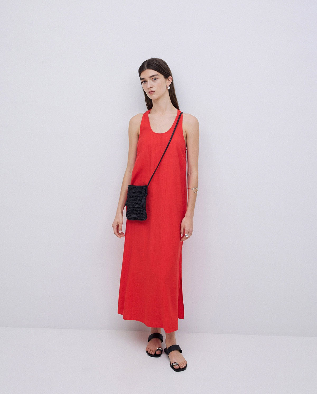 Coral Sleevesless Dress 42890