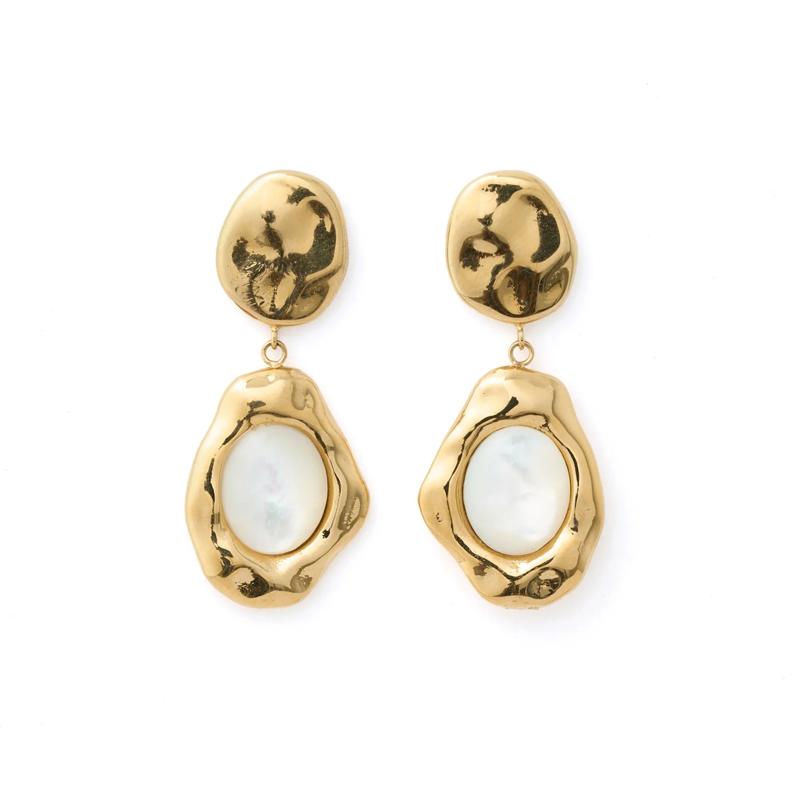 Florentine Mother Of Pearl Earrings