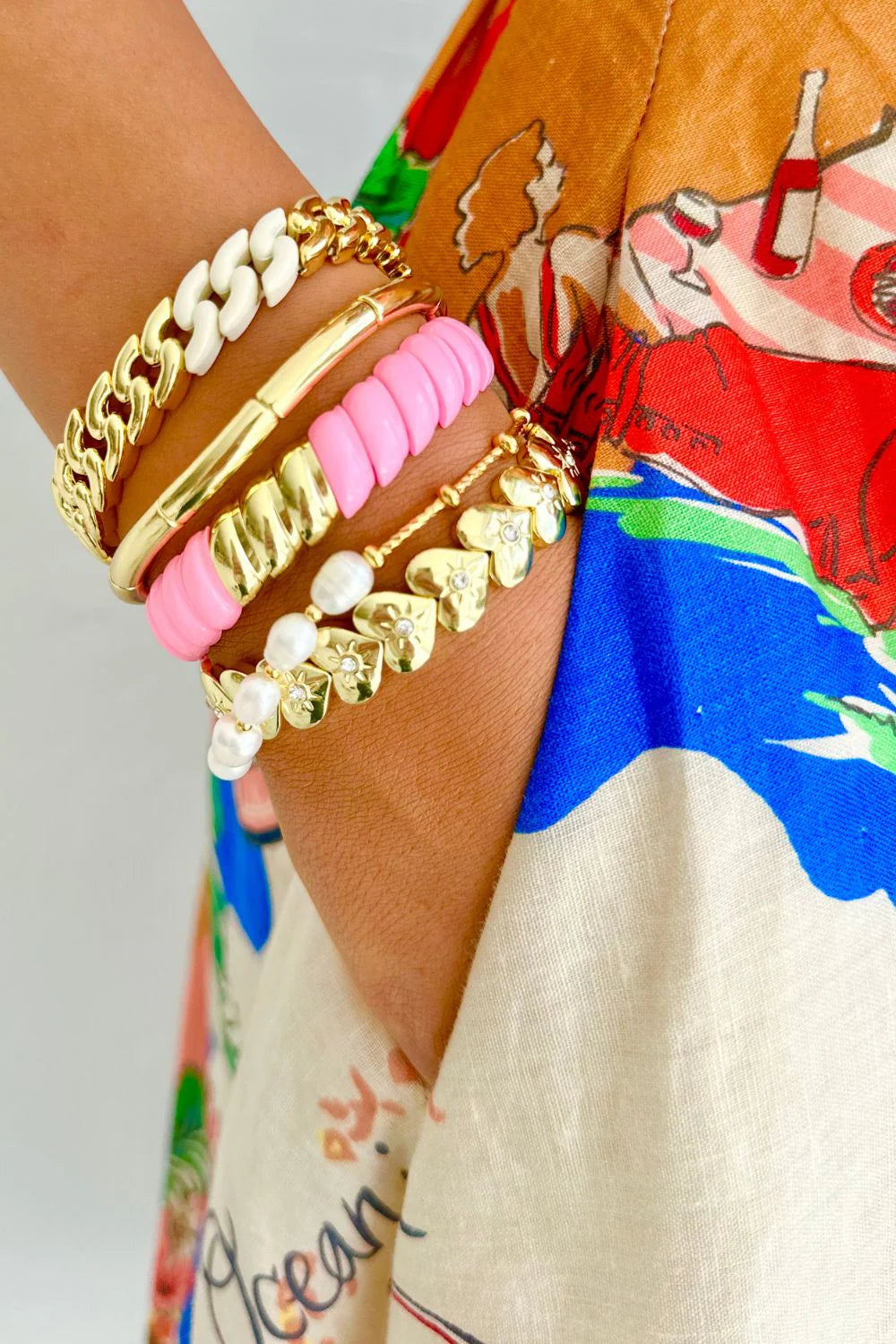 Heart Full Bracelet - Gold