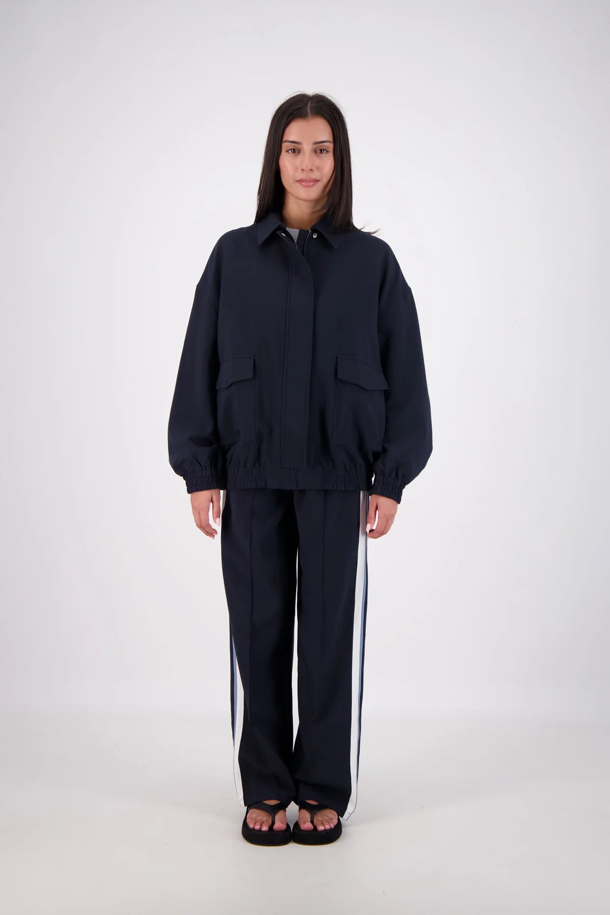 Ischia Bomber Jacket - Navy