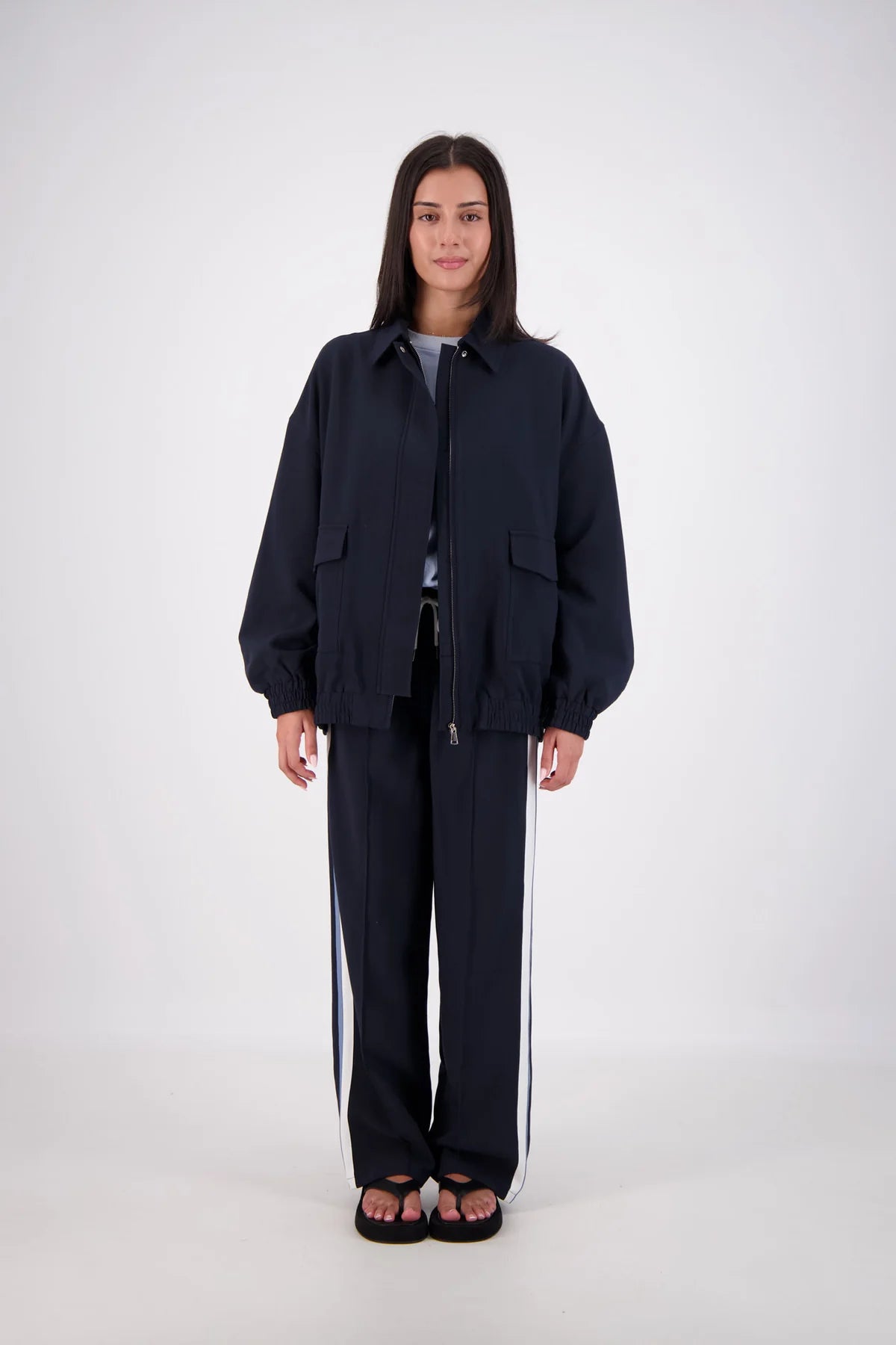 Ischia Bomber Jacket - Navy