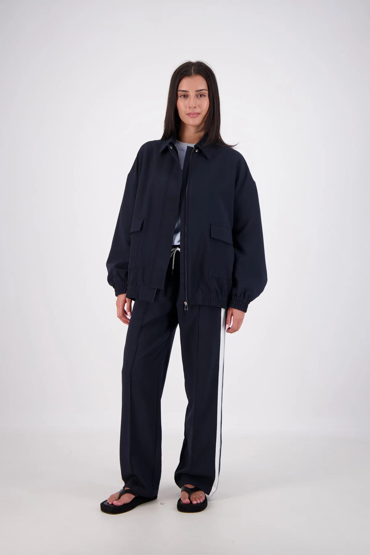 Ischia Bomber Jacket - Navy