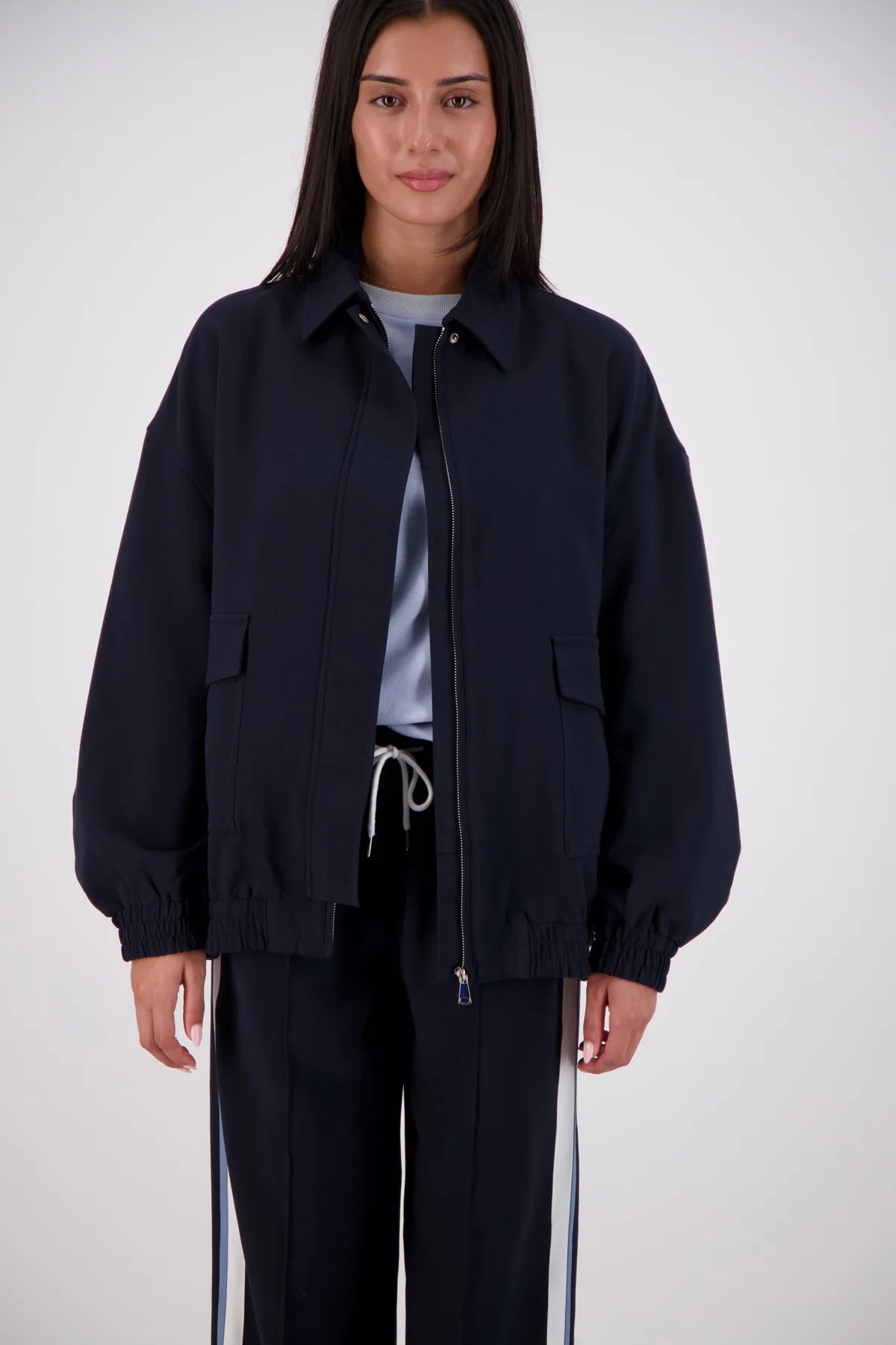 Ischia Bomber Jacket - Navy