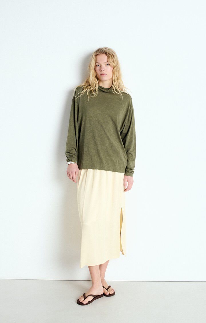 Womens Tee Shirt Jacksonville - Khaki Vintage
