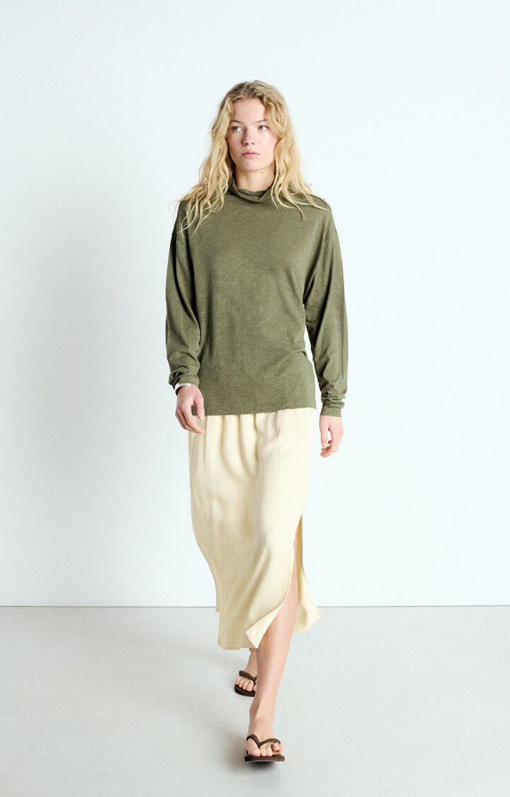 Womens Tee Shirt Jacksonville - Khaki Vintage