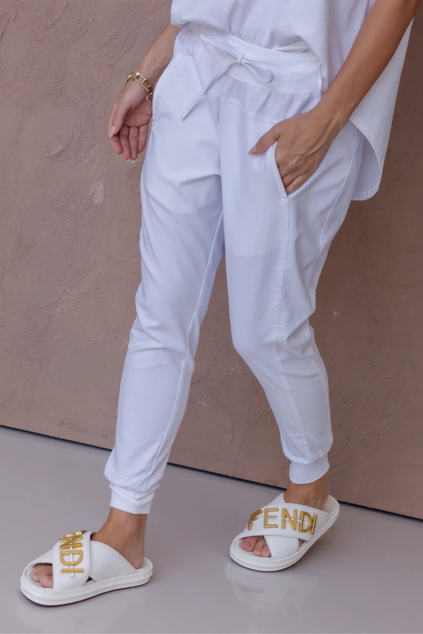 Joey Pants - White