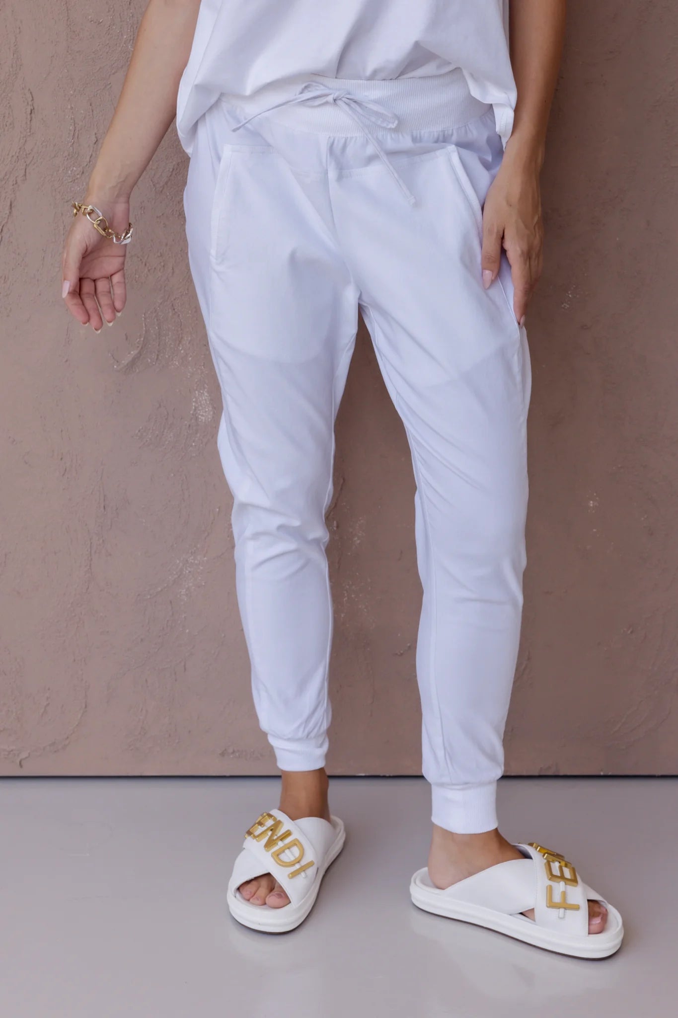 Joey Pants - White