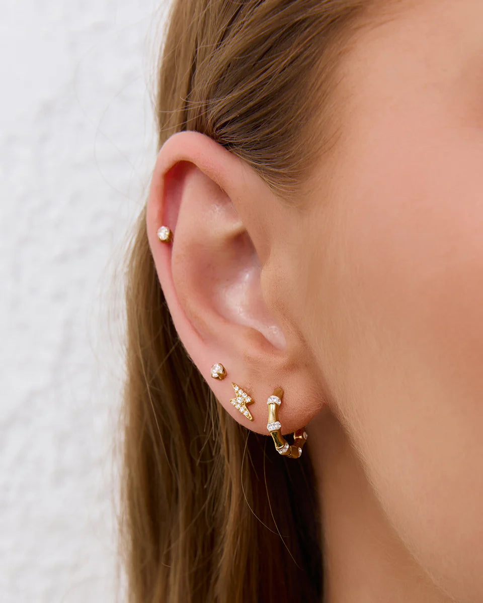 Lightning Stud Earrings